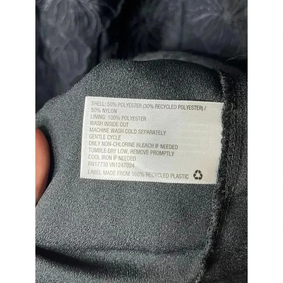 KIKA VARGAS X Target MIDI Dress Floral Texture Scallop Back Puff Sleeve Size 1X - Picture 6 of 12